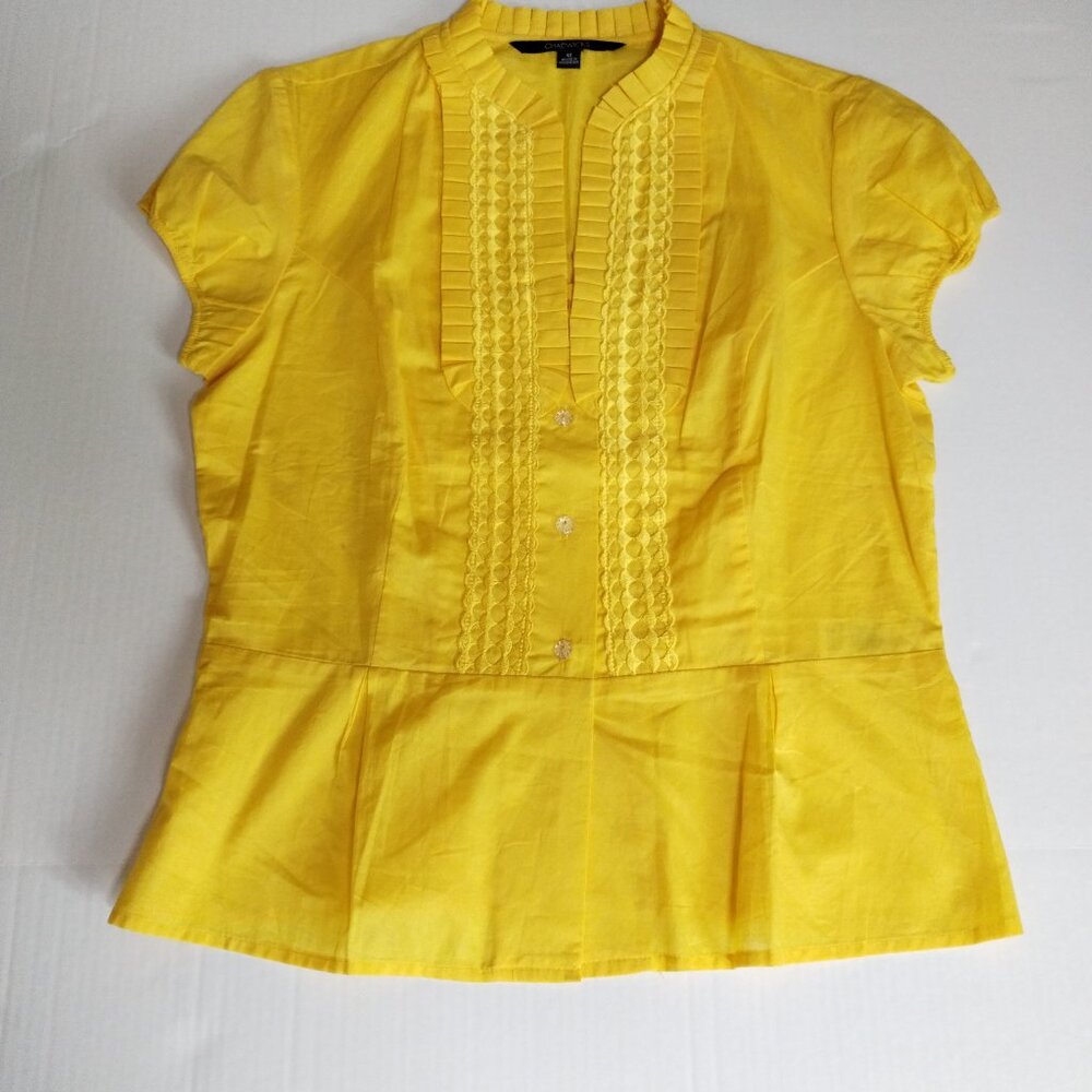 Chadwick's Embroidered Ruffle Blouse